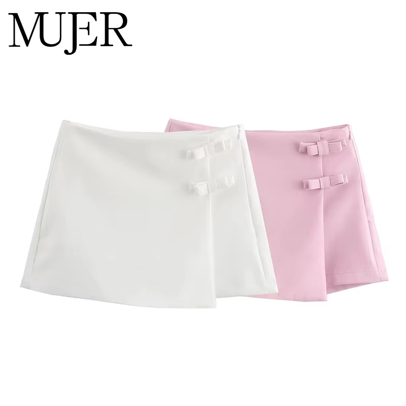 MUJER Pembe Beyaz Mini Etek Ka - Summer Zara incelemesi ve fiyatı