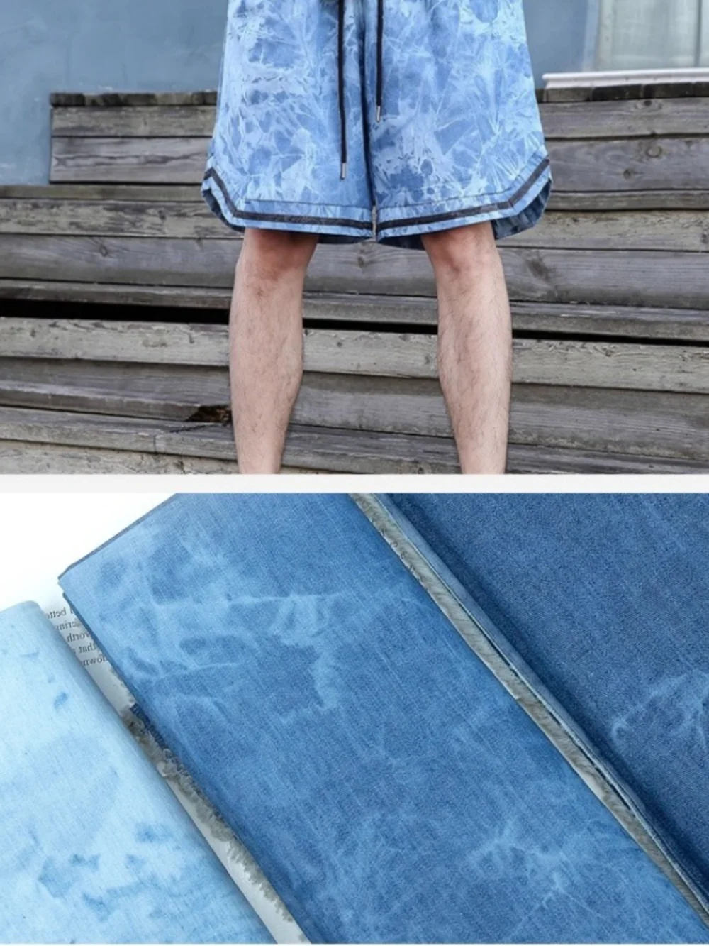 Yıkanmış Bağcıklı Kot Kumaş Sa - Summer Clothing Wholesale incelemesi ve fiyatı